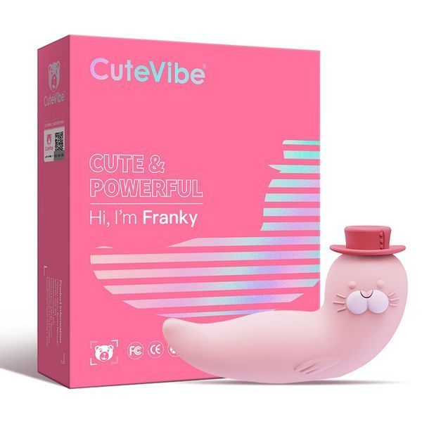Вакуумний вібратор KISSTOY Franky Pink SO6548 фото