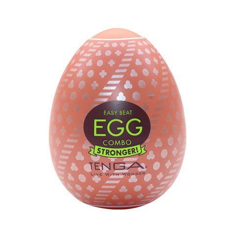 Мастурбатор-яйце Tenga Egg Combo, щільний TPE, пробник лубриканту 5 мл SO9800 фото