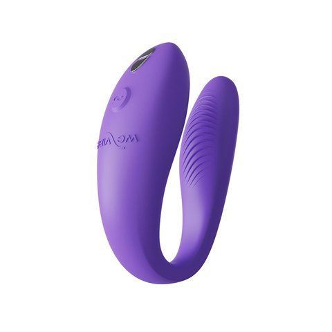 Смарт-вібратор для пар We-Vibe Sync GO Light Purple, тревел-кейс, пульт ДК SX0527 фото