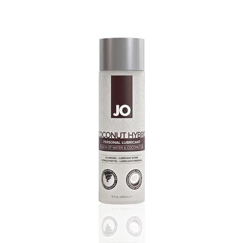 Змазка-крем з кокосовою олією JO Coconut Hybrid ORIGINAL (240 мл) біла SX0720 фото