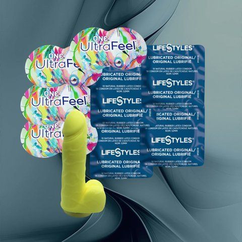 Набір "ONE з LifeStyles та Крафтове мило для інтимної гігієни" - 9 шт NO6319 фото