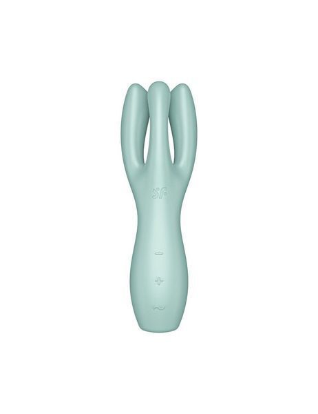 Кліторальний вібратор Satisfyer Threesome 3 Mint з трьома пальчиками SO6102 фото