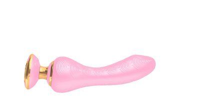 Вібратор для точки G Shunga Sanya Light Pink, гнучкий стовбур SO6904 фото