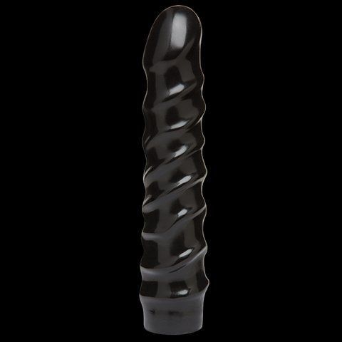 Дилдо Doc Johnson CodeBlack - 8 Inch Raging Vac-U-Lock із стимулювальним рельєфом, діаметр 3,8 см SO2797 фото