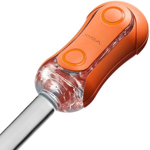 Мастурбатор Tenga Flip Orb &mdash; Sunset Orange, з можливістю зміни тиску та стимулювальними кульками всередині SX1331 фото