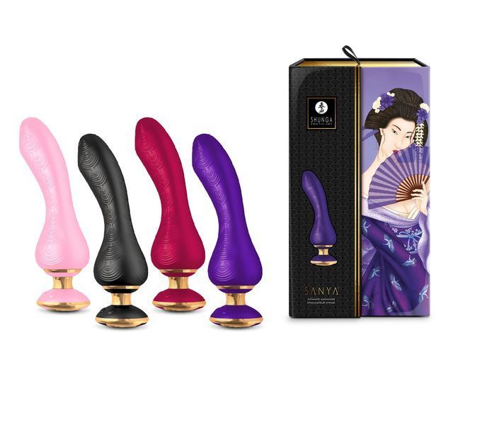 Вібратор для точки G Shunga Sanya Light Pink, гнучкий стовбур SO6904 фото