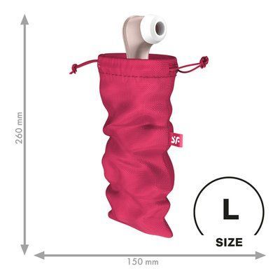 Мішечок для зберігання іграшок Satisfyer Treasure Bag L Pink SX0551 фото