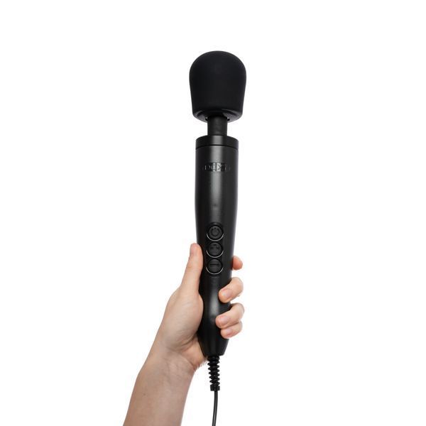 Вібромасажер DOXY Original Black, дуже потужний, живлення 220В SO1428 фото