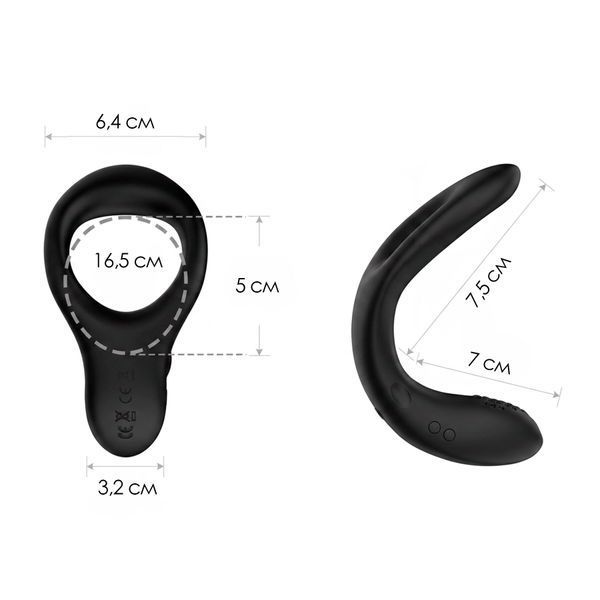 Смарт кільце-насадка на член Lovense Diamo Cock Ring SO4565 фото