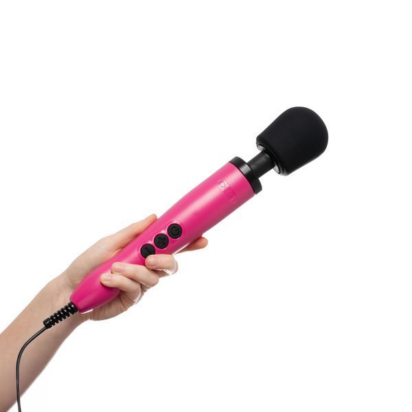 Вібромасажер DOXY Original Pink, дуже потужний, живлення 220В SO1429 фото