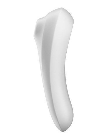 Смарт-вібратор та вакуумний стимулятор 2в1 Satisfyer Dual Pleasure White SO4105 фото