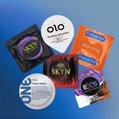 Набір: EXS Bubblegum ароматизовані - смак гумки Баблгам 3 шт.; Skyn Intense feel безлатексні-ребристі, 3 шт.; EXS Warming розігріваючі/ ребристі, 3 шт.; Pasante Taste ароматизовані, 1 шт.; NO7735 фото