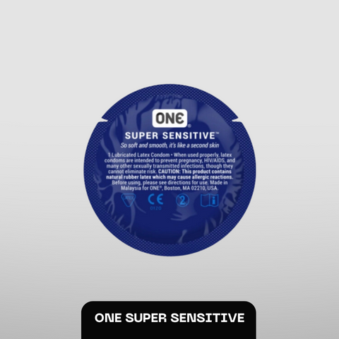 ONE Super Sensitive &mdash; надтонкі з великою кількістю лубриканта, 1 шт. OP0084 фото