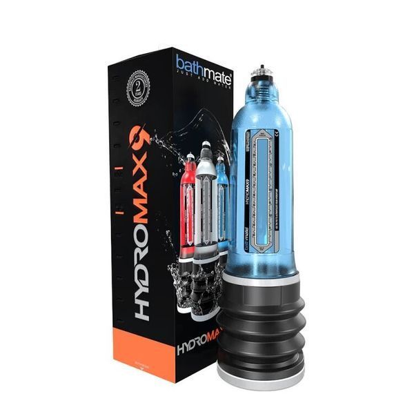 Гідропомпа Bathmate Hydromax 9 Blue (X40), для члена довжиною від 18 до 23см, діаметр до 5,5 см HM-40-AB фото