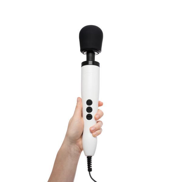Вібромасажер DOXY Original White, дуже потужний, живлення 220В SO1431 фото