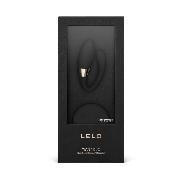Вібратор для пар LELO Tiani Duo Black, 2 мотори, пульт ДК SO8117 фото