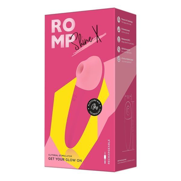 Вакуумний кліторальний стимулятор Romp Shine X, 10 рівнів інтенсивності SX0535 фото
