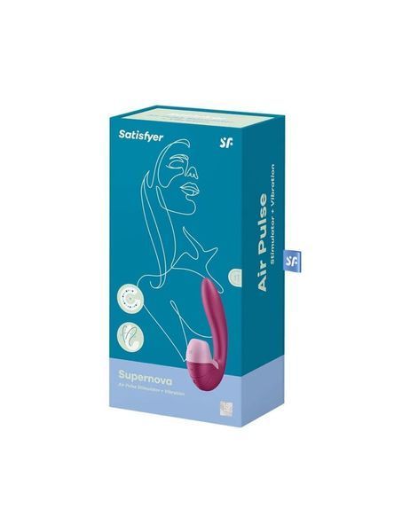 Вакуумний вібратор Satisfyer Supernova Berry, 2 положення ствола SO6110 фото