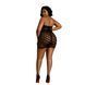 Сукня-бодістокінг Moonlight Plus Model 10 XL-XXXL Black SO8201 фото 2