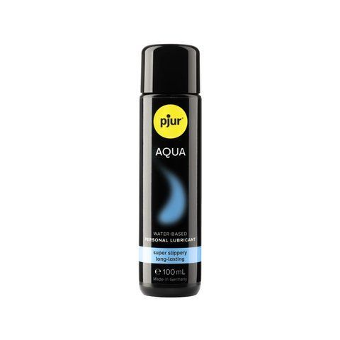 Лубрикант на водній основі pjur Aqua 100 мл, ефект оксамитової шкіри без прилипання PJ10340 фото