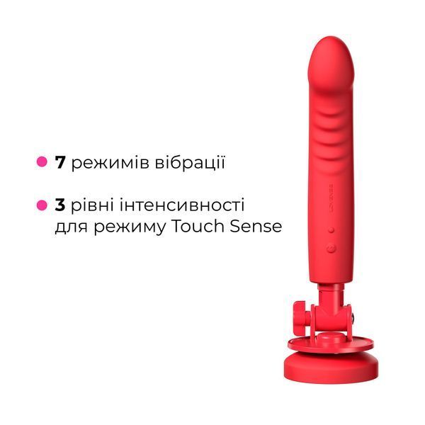 Дилдо з вібрацією Lovense Mission 2 Vibrating suction cup dildo SX1306 фото