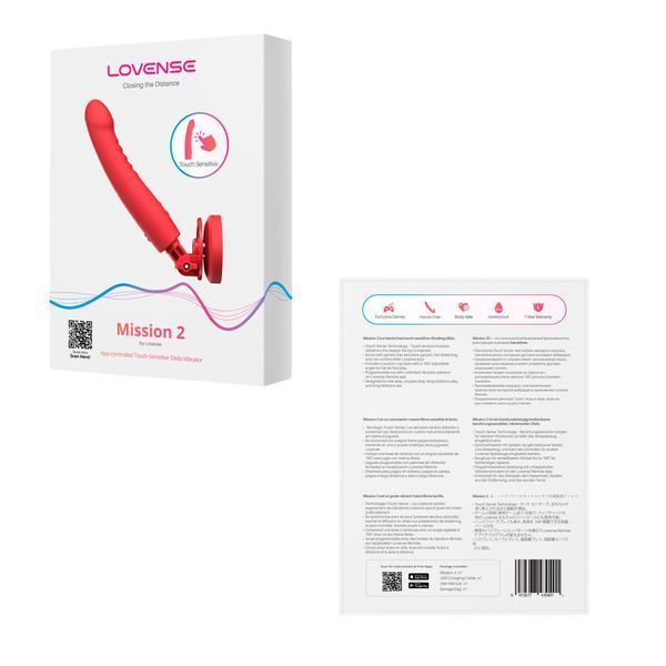 Дилдо з вібрацією Lovense Mission 2 Vibrating suction cup dildo SX1306 фото