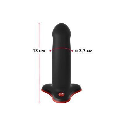 Фалоімітатор Fun Factory AMOR, чорний, довжина 14,6 см, діаметр 3,7 см, вигнутий SX0982 фото