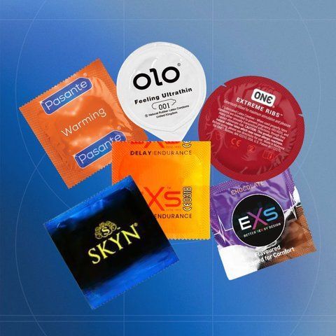 Calm Season Mix: EXS Strawberry Flavoured &times;8; Pasante Ultra Sensitive Touch &times;6; EXS Delay &times;4; ONE Extreme Ribs &times;1 NO7066 фото