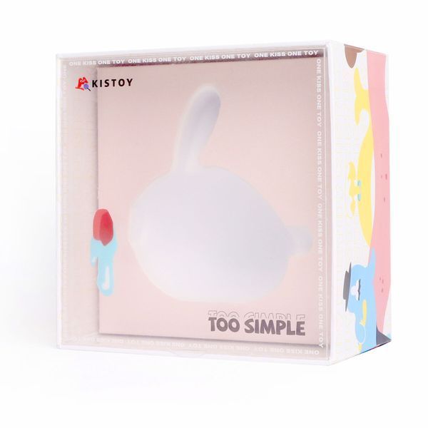 Вакуумний кліторальний стимулятор з вібрацією KISTOY Too Simple White SO8716 фото