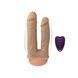 Подвійний фалоімітатор з вібрацією SilexD Double Gusto Vibro Flesh (Model 1 size 8" & 7") + LRS, діа SO8209 фото 1