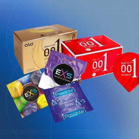 Urban Soul: EXS Bubblegum &times;6; EXS Chocolate Flavoured &times;6; Pasante Taste Blueberry &times;6; OLO Ice & Fire &times;2 NO7068 фото