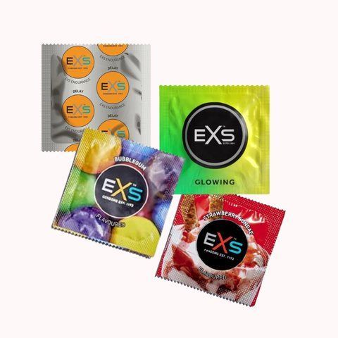 EXS &ndash; 35 шт (Delay, Warming, Glowing, Bubblegum, Chocolate, Cola, Strawberry) NO6966 фото