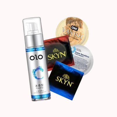 Набір Skyn + ONE + OLO &ndash; 17 шт (ультратонкі, безлатексні, з охолоджуючим лубрикантом) NO7020 фото