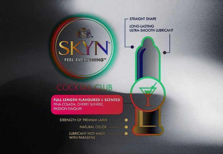 SKYN Cocktail Club - ароматизовані, безлатексні, упаковка, 3 шт NO0049 фото