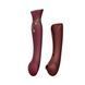 Смартвібратор 3в1 Zalo &mdash; Queen Set Wine Red, пульсівна перлина та вакуум, кристал Swarovski SO6662 фото 1
